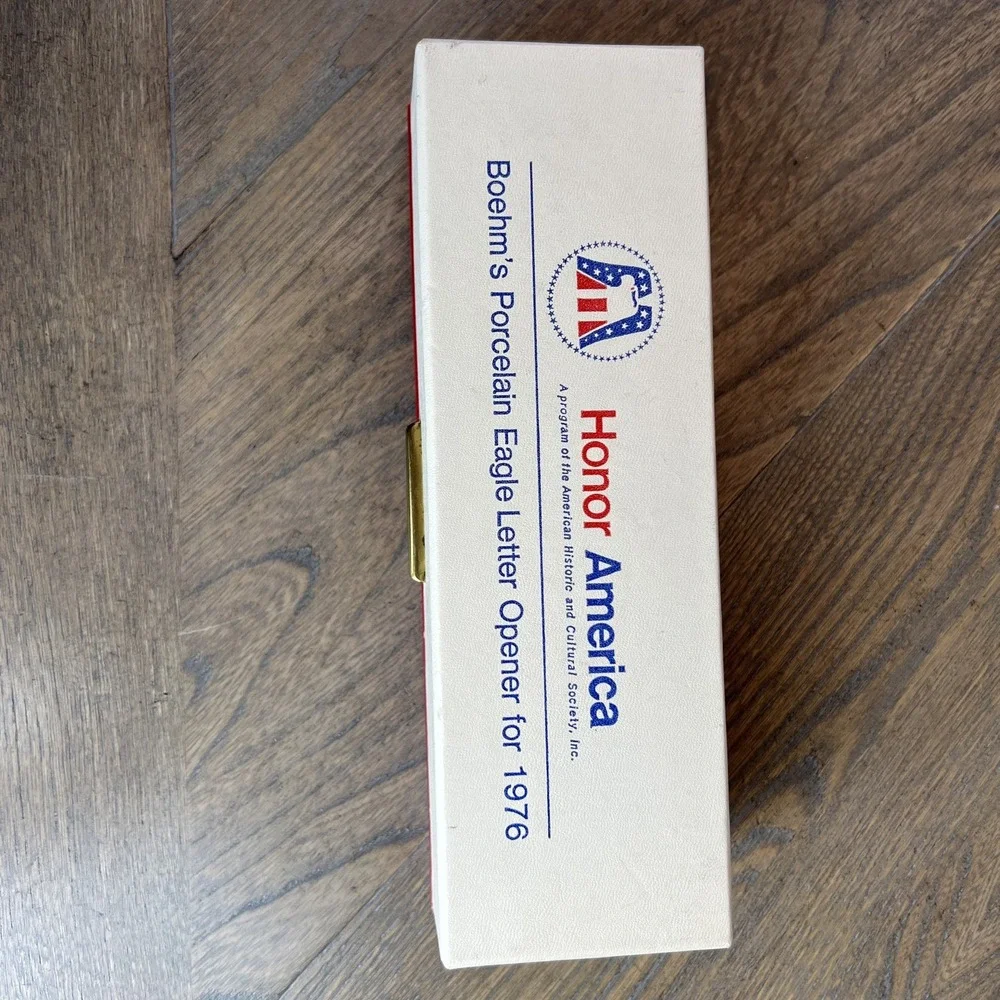 Vintage Boehm's Porcelain American Eagle Letter Opener 1976